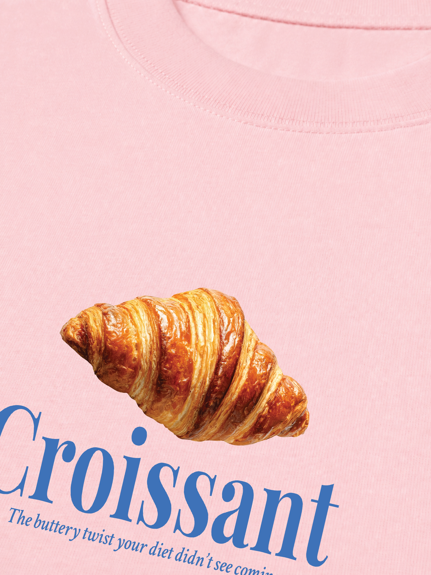 Áo Thun Relaxed Fit Croissant Quote