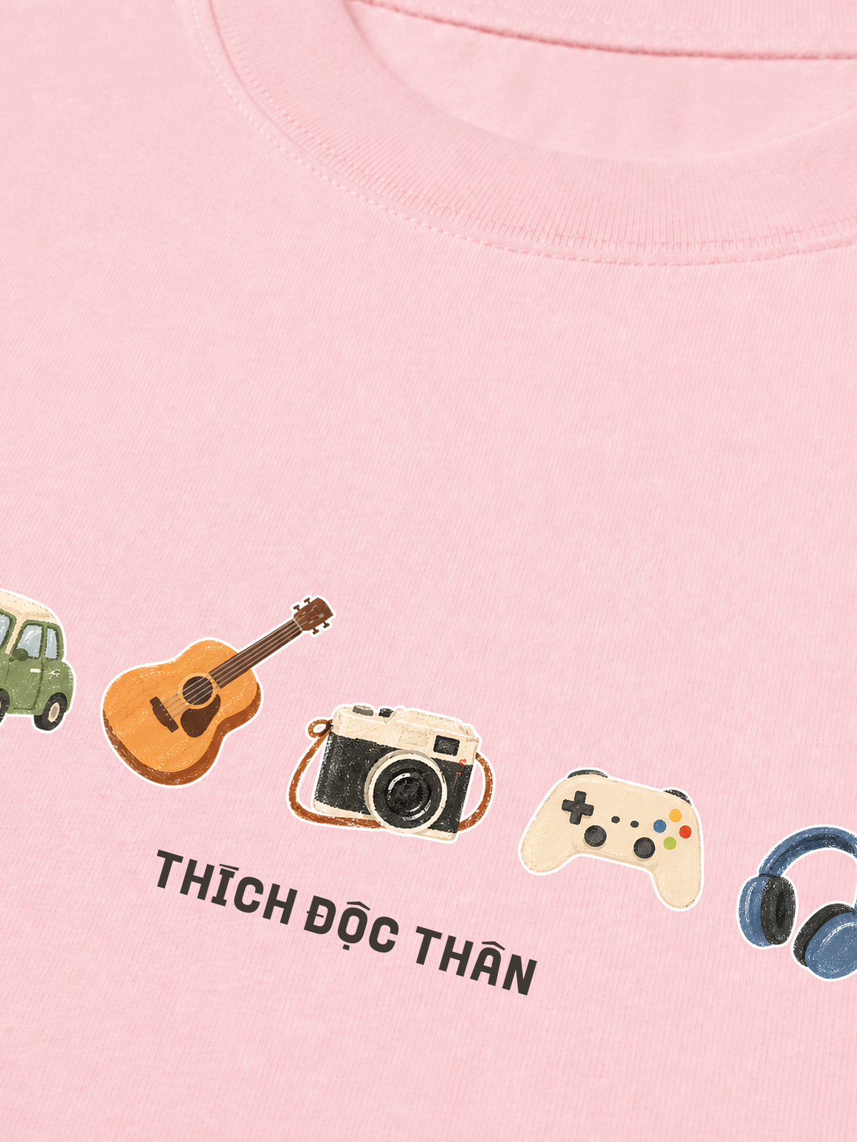 Áo Thun Relaxed Fit Thích Độc Thân 2