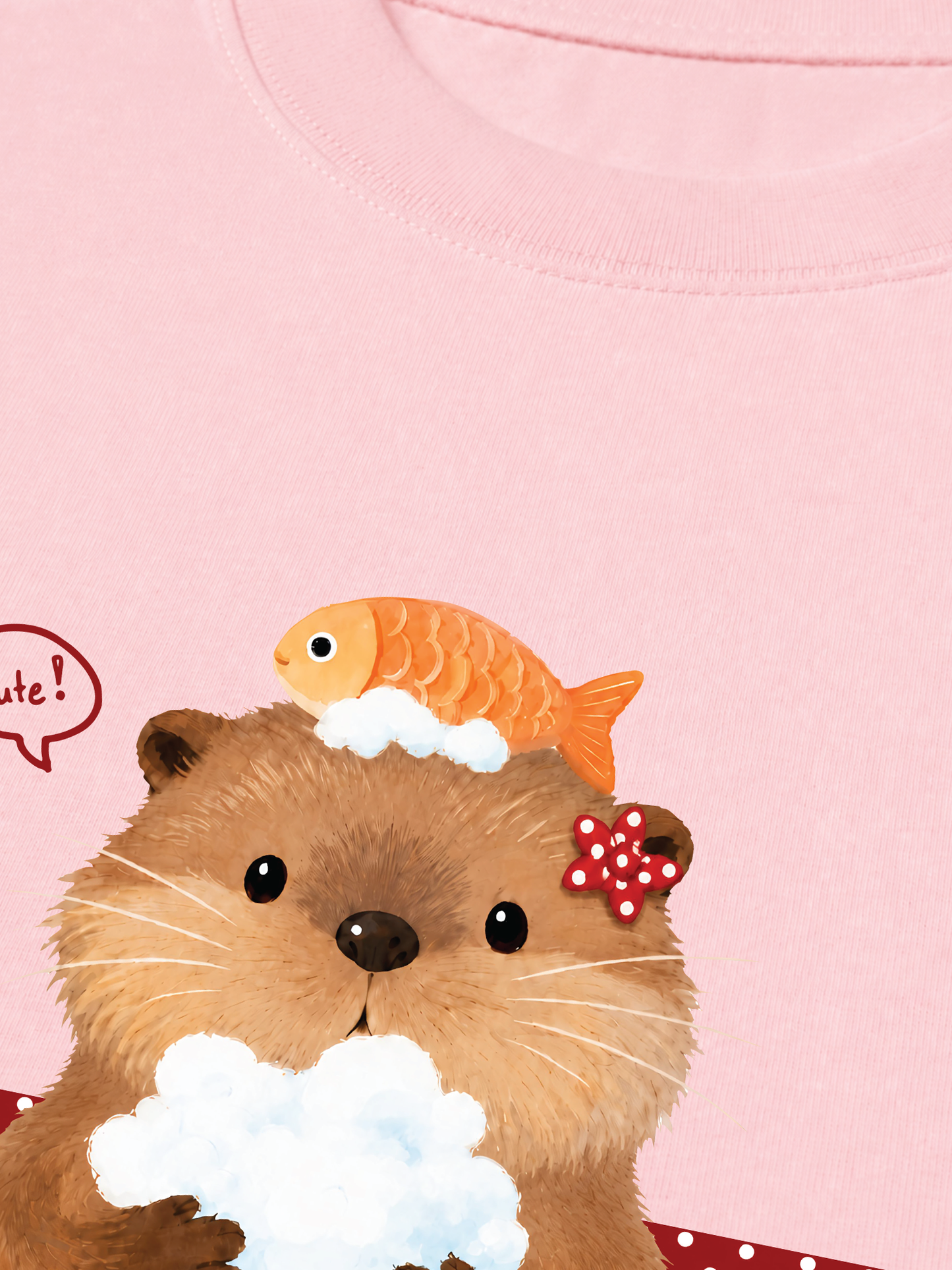 Áo Thun Relaxed Fit Animal Mood Bubble Beaver