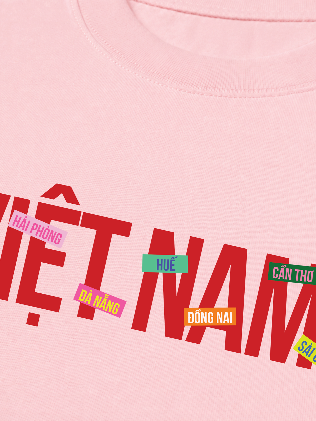 Áo Thun Relaxed Fit Việt Nam 7 Tỉnh Thành