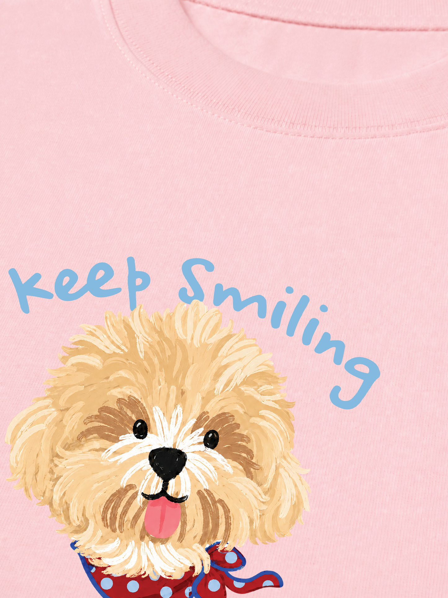 Áo Thun Relaxed Fit Keep Smiling