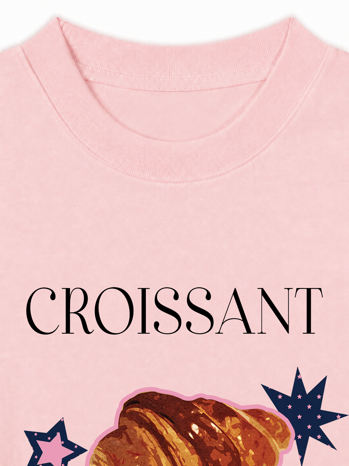 Áo Thun Relaxed Fit Croissant Y2K