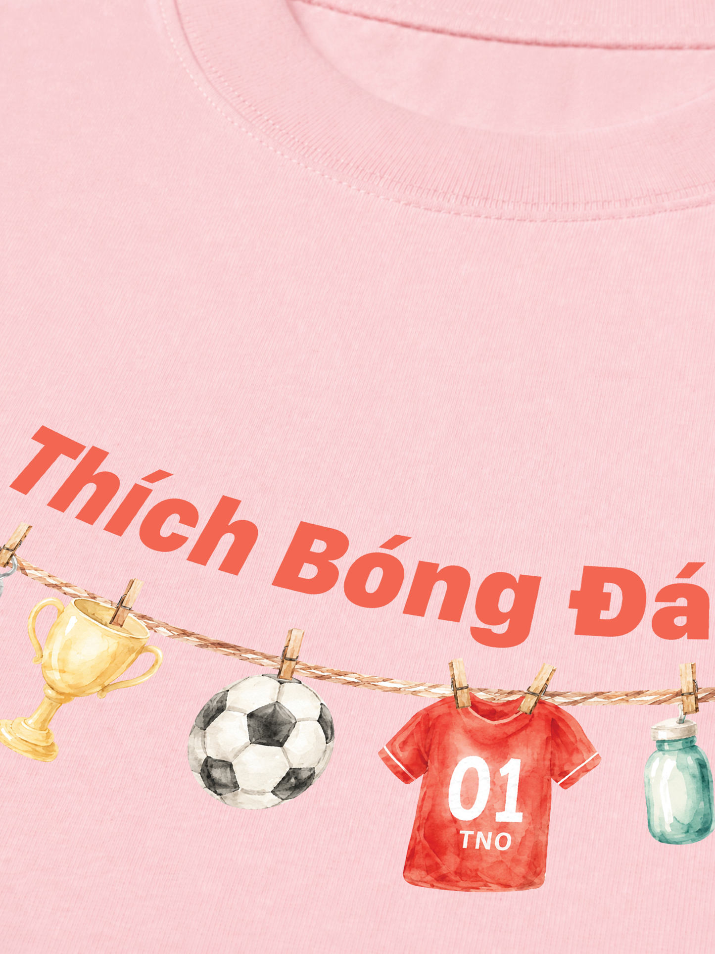 Áo Thun Relaxed Fit Thích Bóng Đá