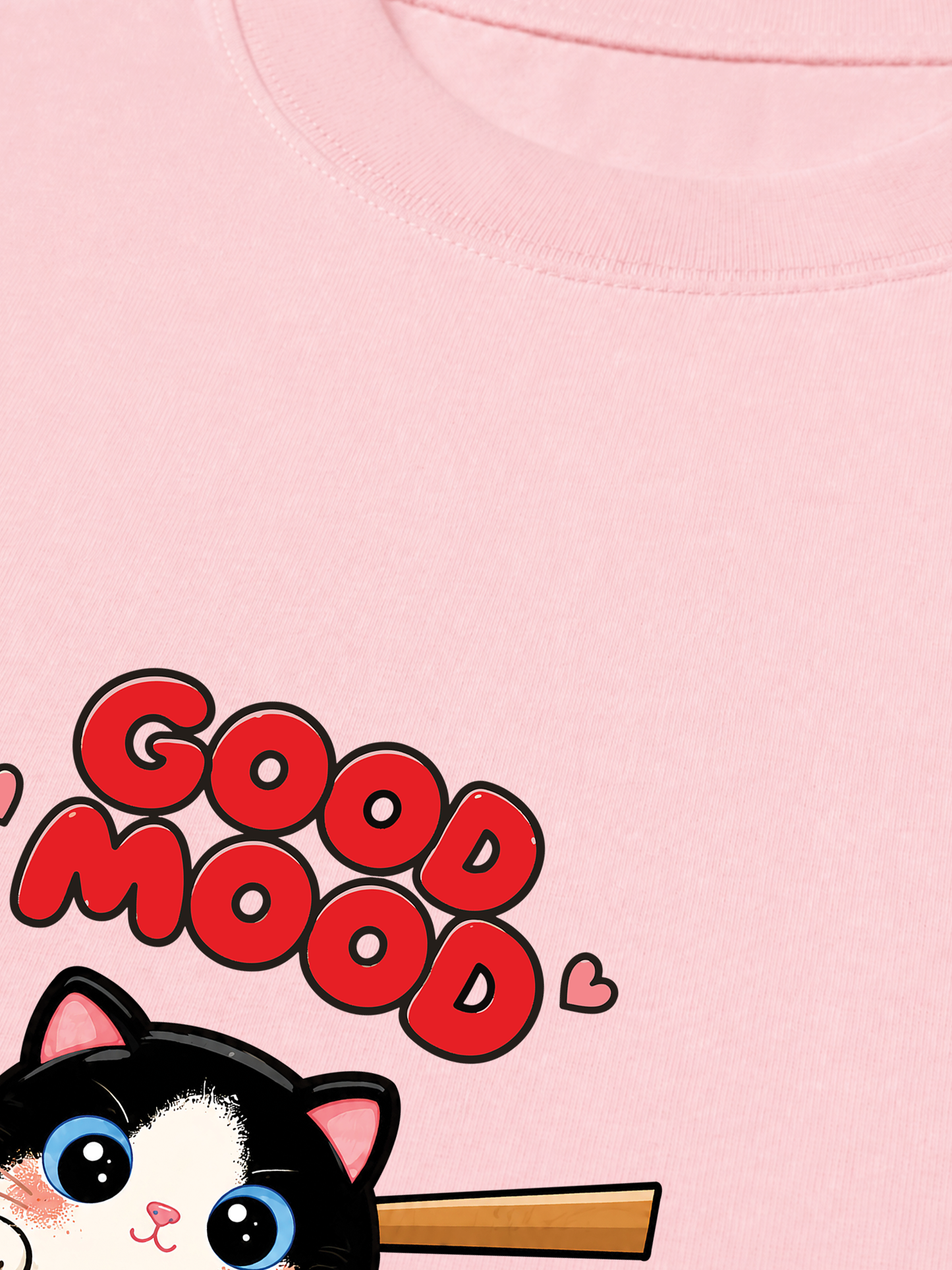 Áo Thun Relaxed Fit Good Mood Sushi Cat