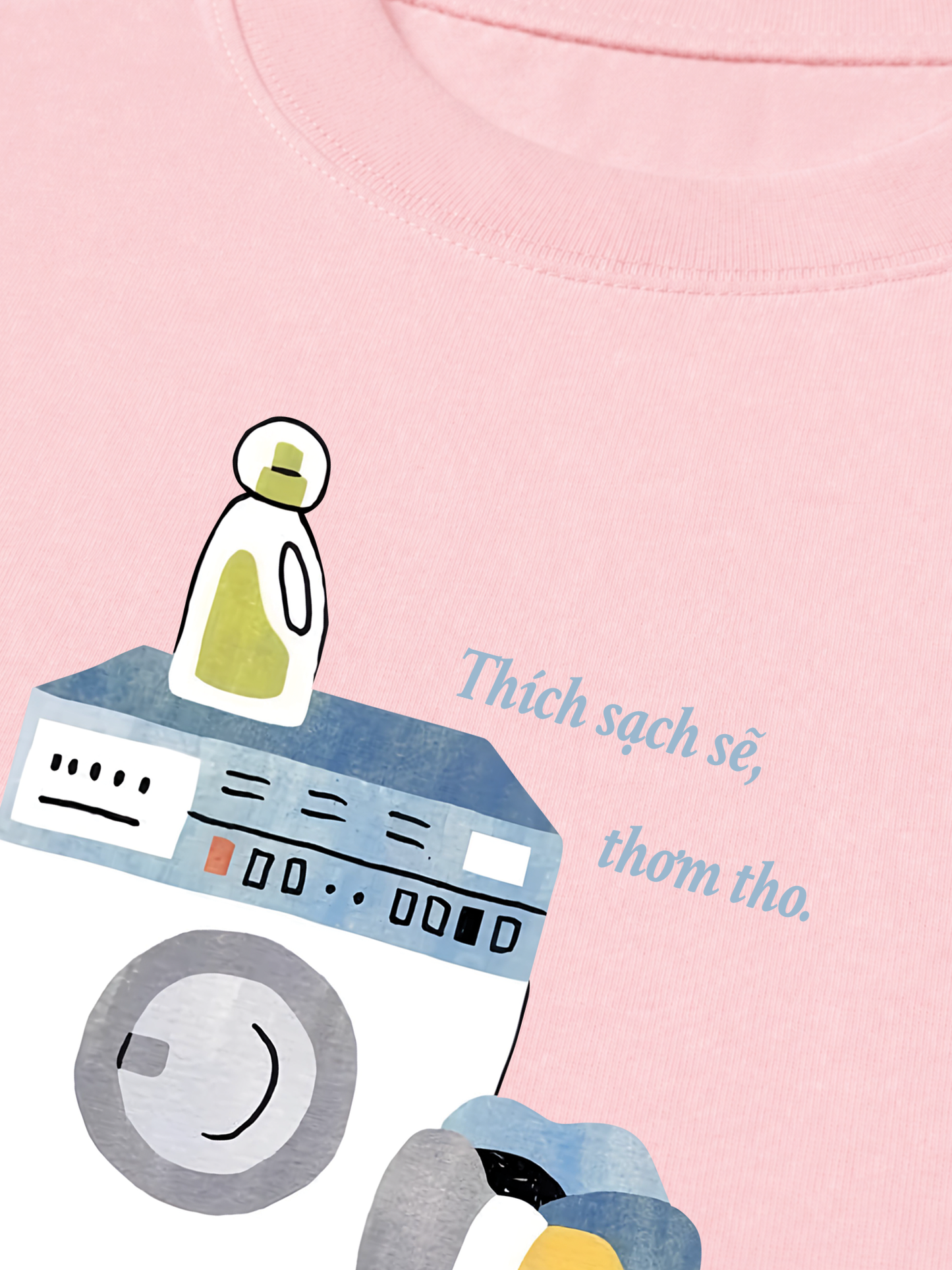Áo Thun Relaxed Fit Thích Sạch Sẽ Thơm Tho