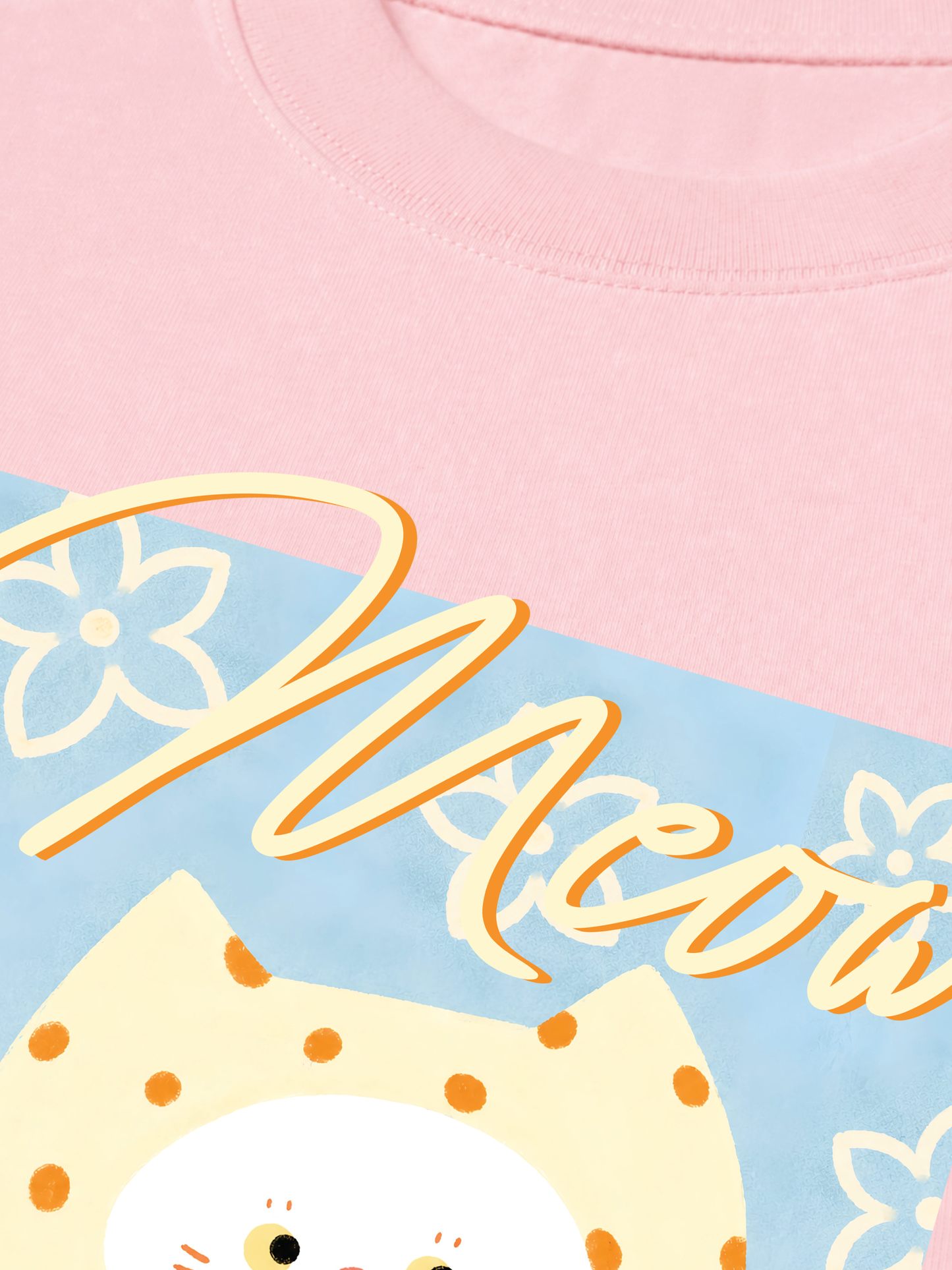 Áo Thun Relaxed Fit A Tiny Bloom Of Happiness Meow