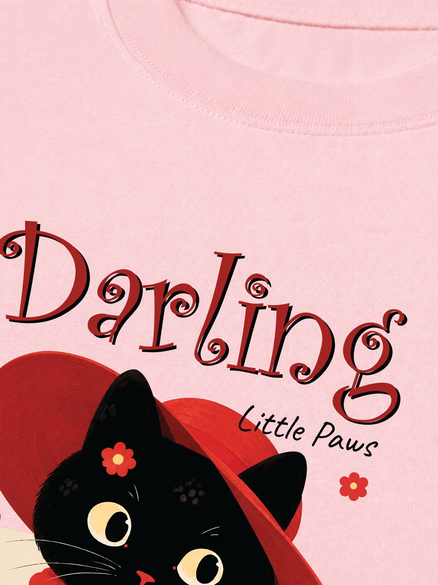 Áo Thun Relaxed Fit Darling Little Paws