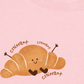 Áo Thun Relaxed Fit Happy Croissant
