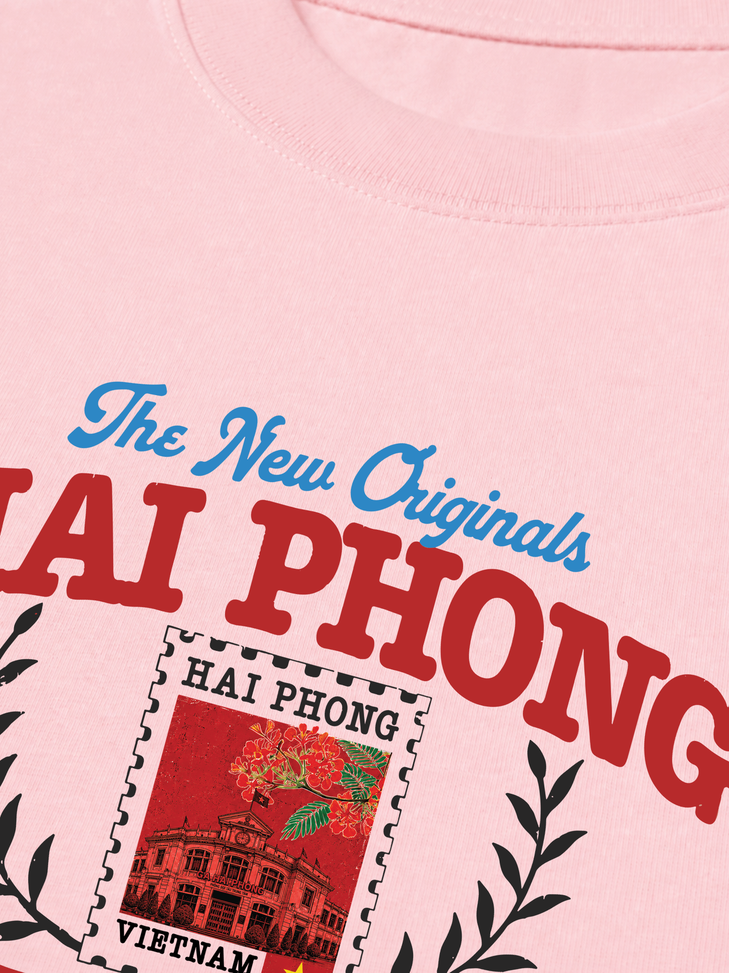 Áo Thun Relaxed Fit Thành Phố Hoa Phượng Đỏ