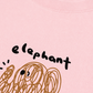 Áo Thun Relaxed Fit Cute Elephant