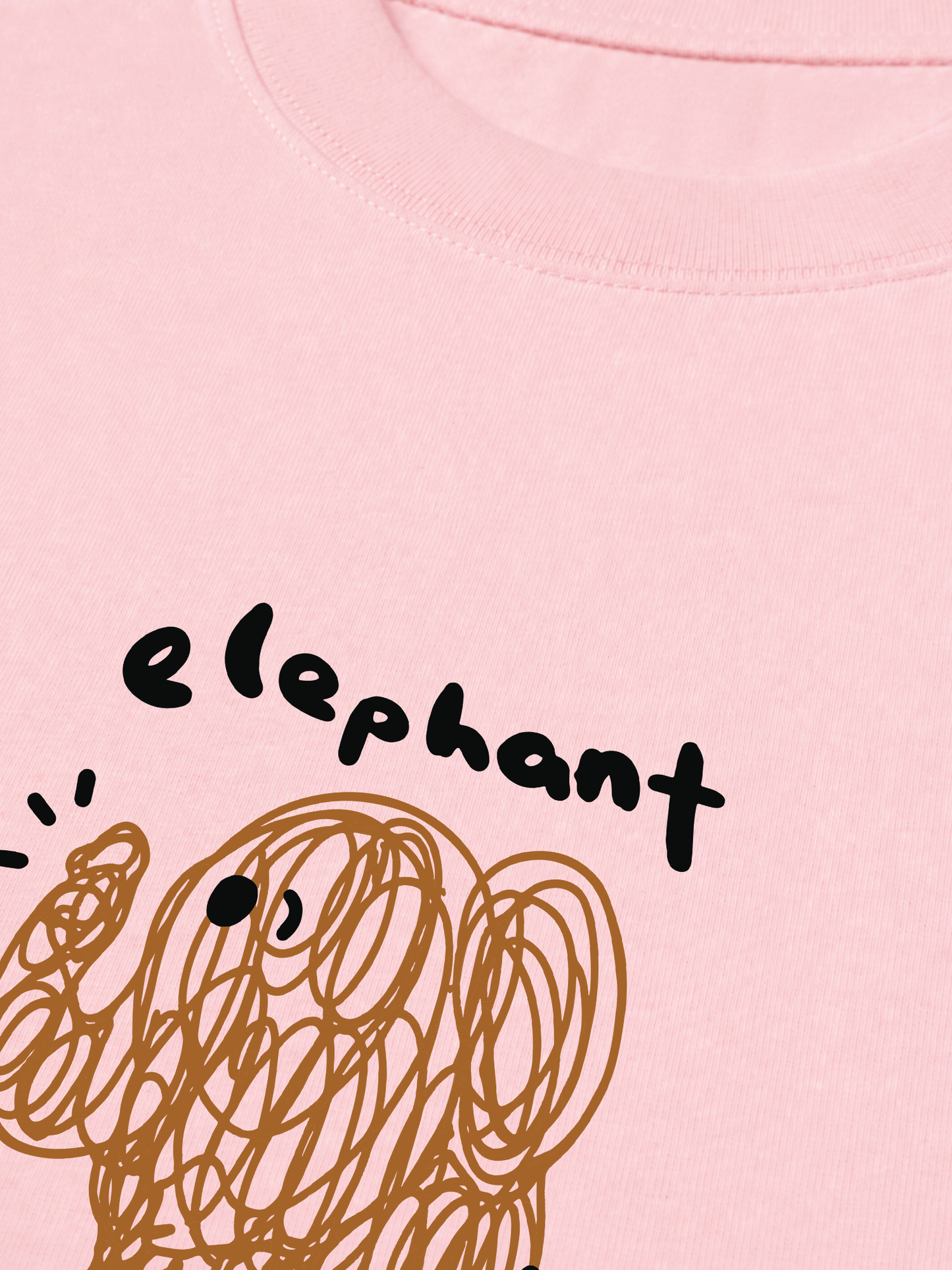 Áo Thun Relaxed Fit Cute Elephant
