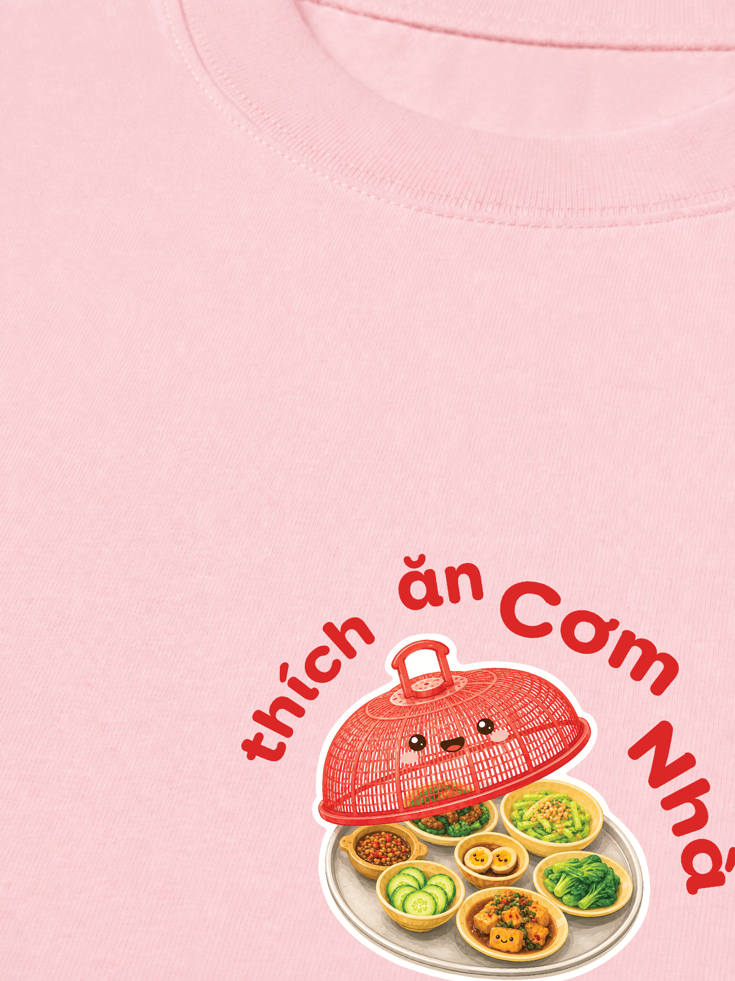 Áo Thun Relaxed Fit Thích Ăn Cơm Nhà