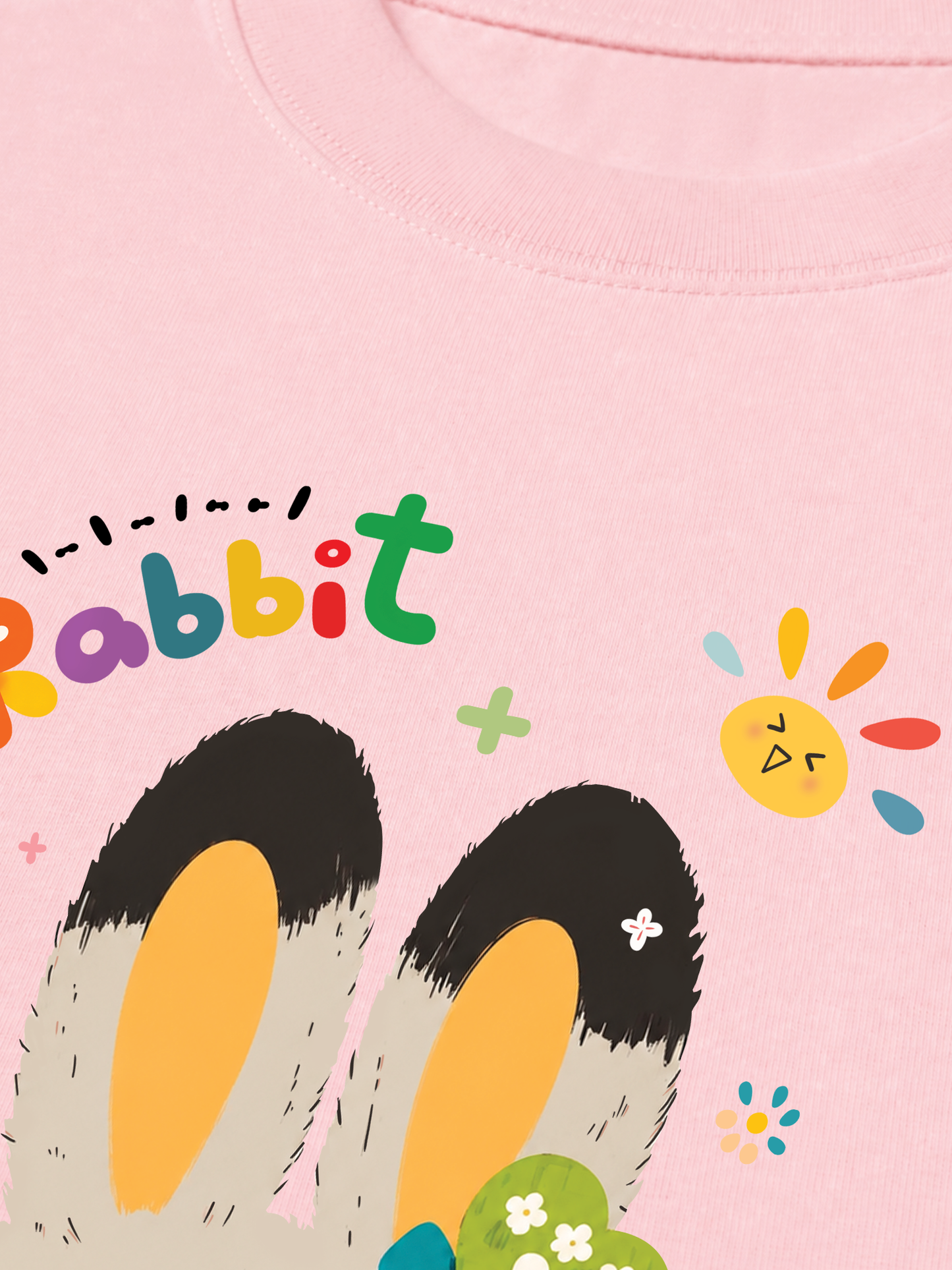 Áo Thun Relaxed Fit Rainbow Rabbit