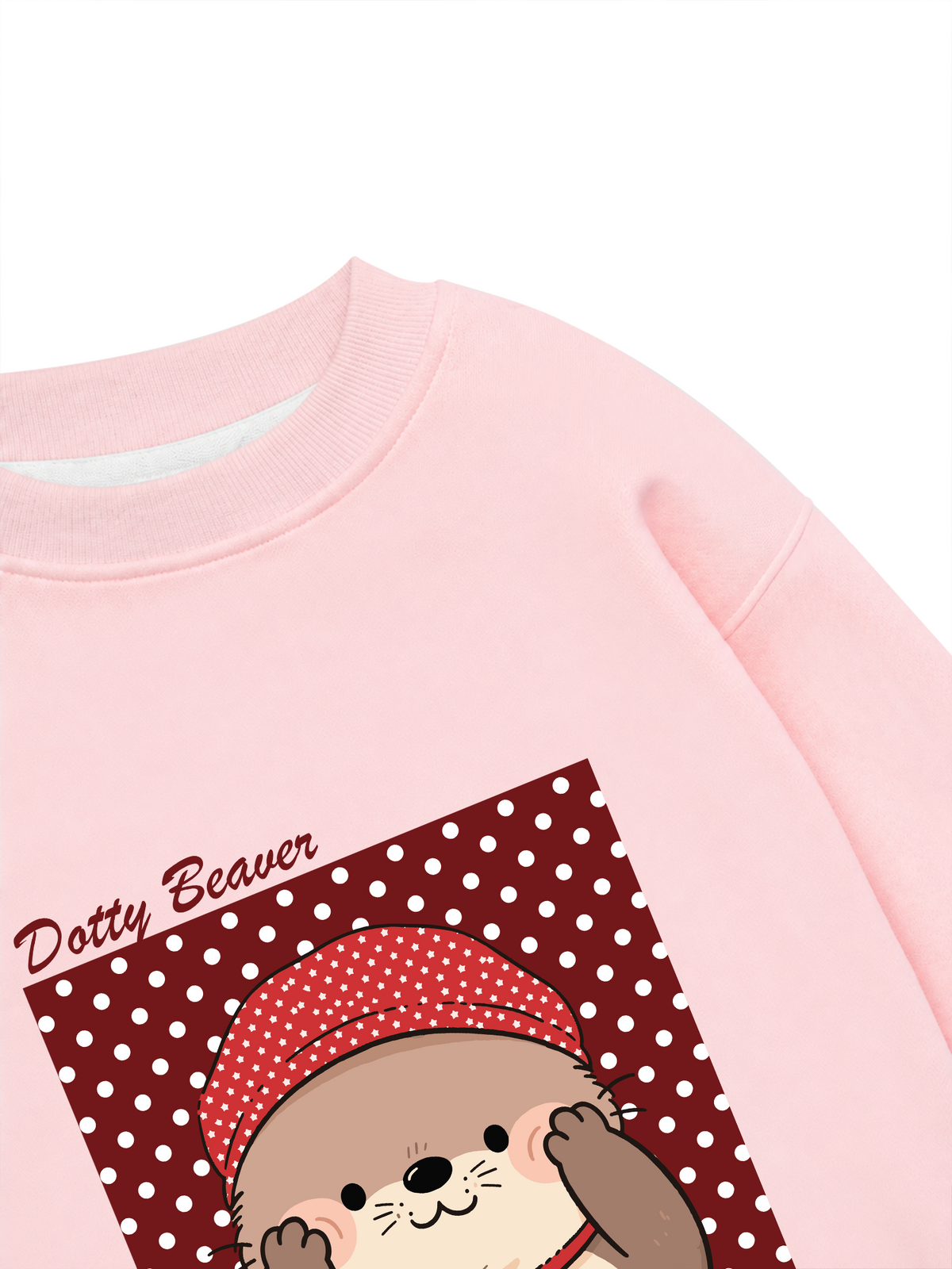Áo Sweater Nỉ Hai Da Animal Dotty Beaver