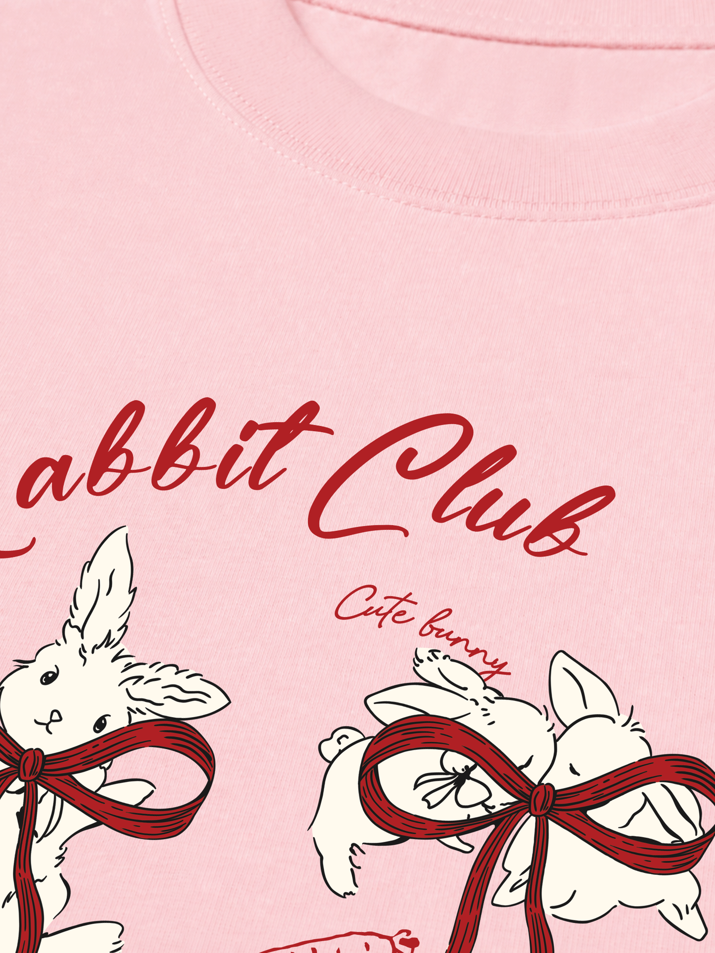 Áo Thun Relaxed Fit Rabbit Club