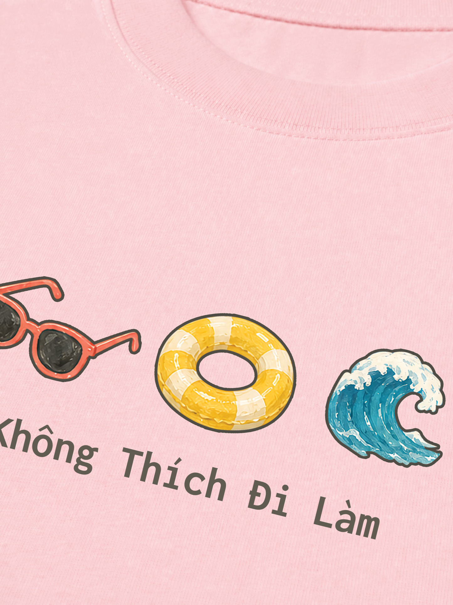 Áo Thun Relaxed Fit Không Thích Đi Làm