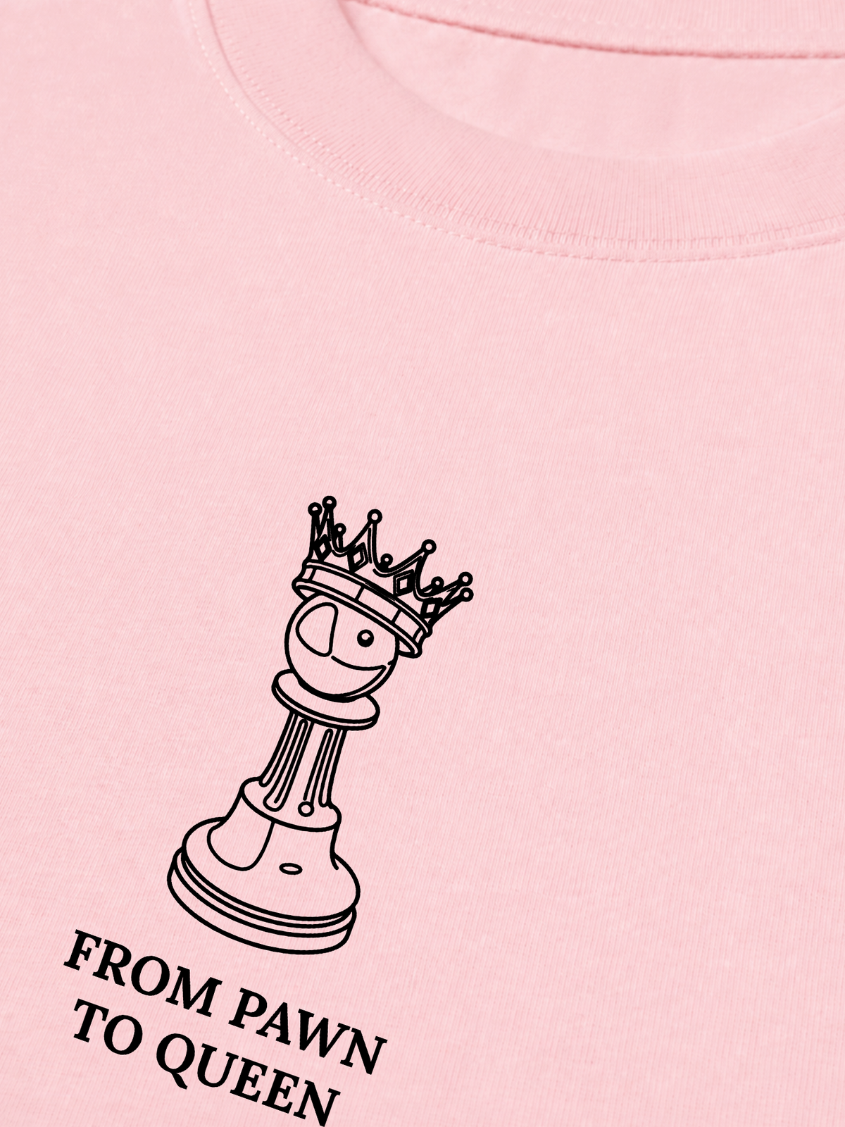 Áo Thun Relaxed Fit From Pawn To Queen