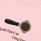 Áo Thun Relaxed Fit Người Tích Cực Uống Espresso