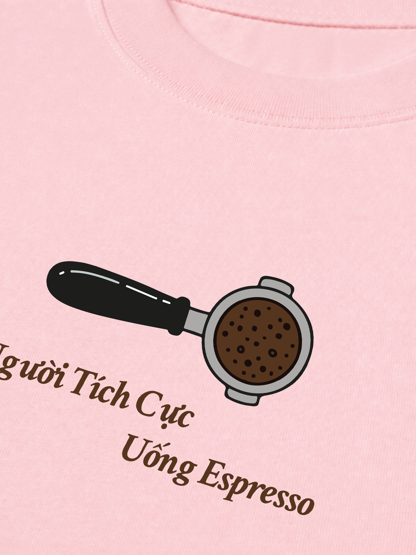 Áo Thun Relaxed Fit Người Tích Cực Uống Espresso