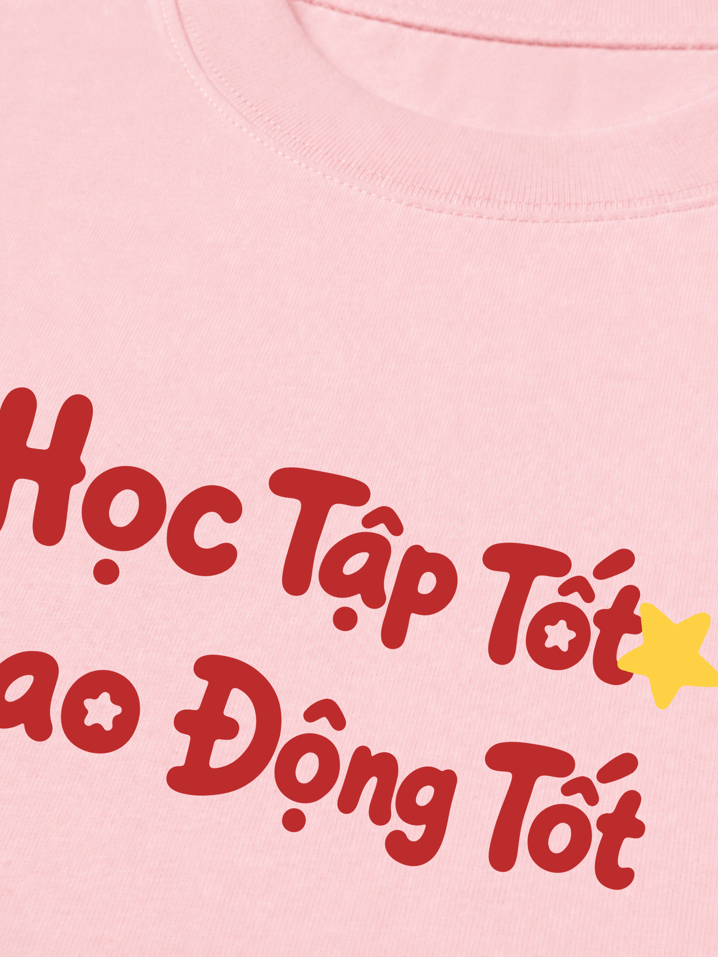 Áo Thun Relaxed Fit Học Tập Tốt, Lao Động Tốt