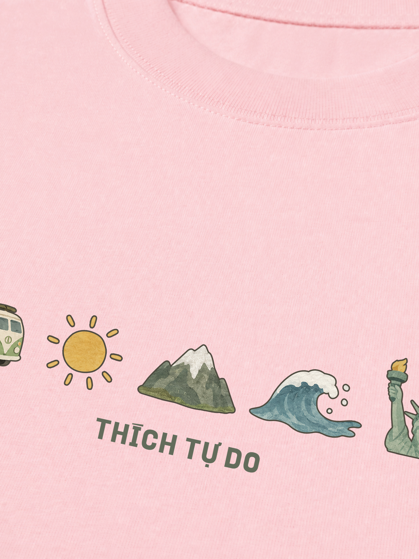 Áo Thun Relaxed Fit Thích Tự Do