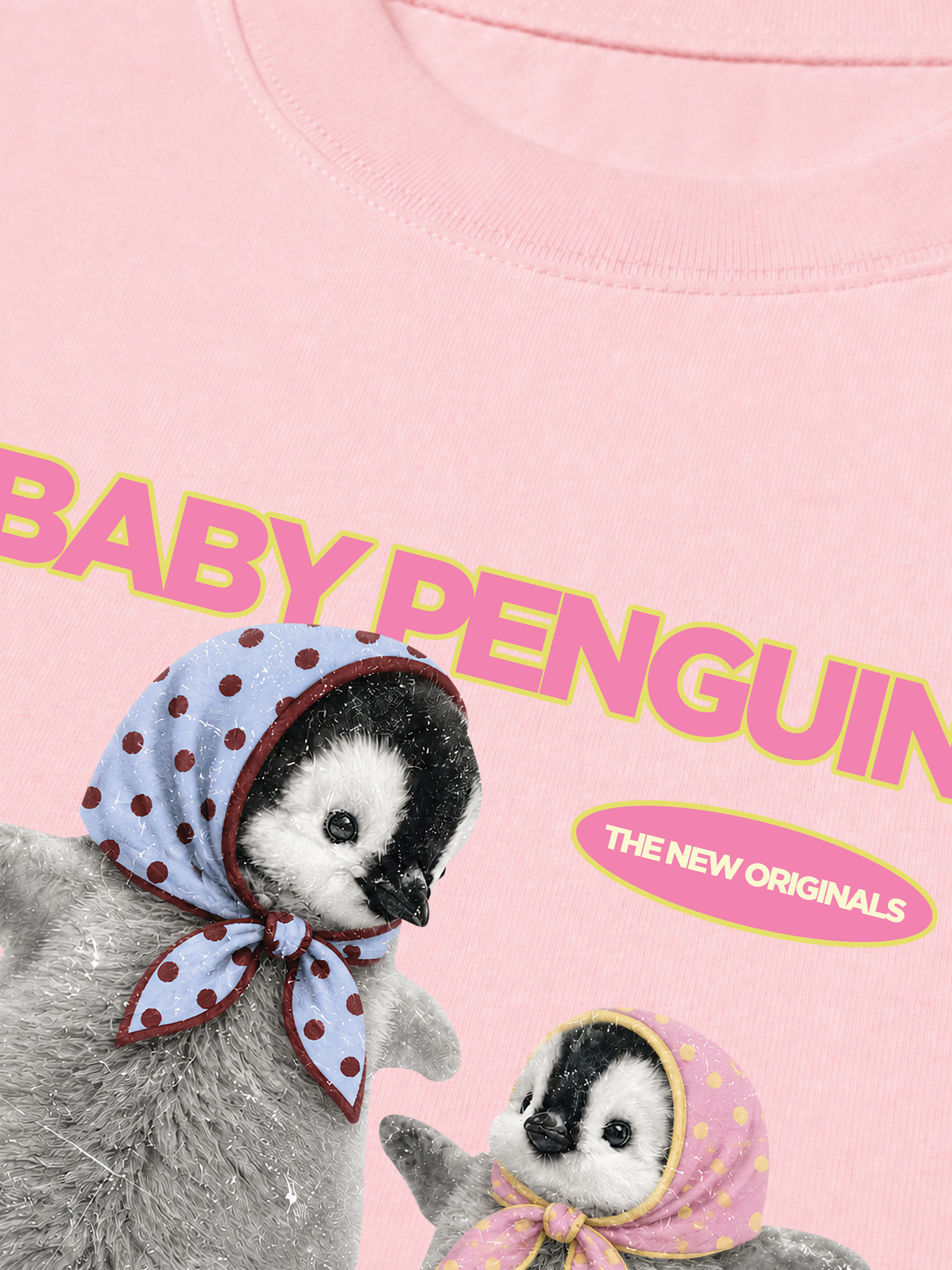 Áo Thun Relaxed Fit Baby Penguin