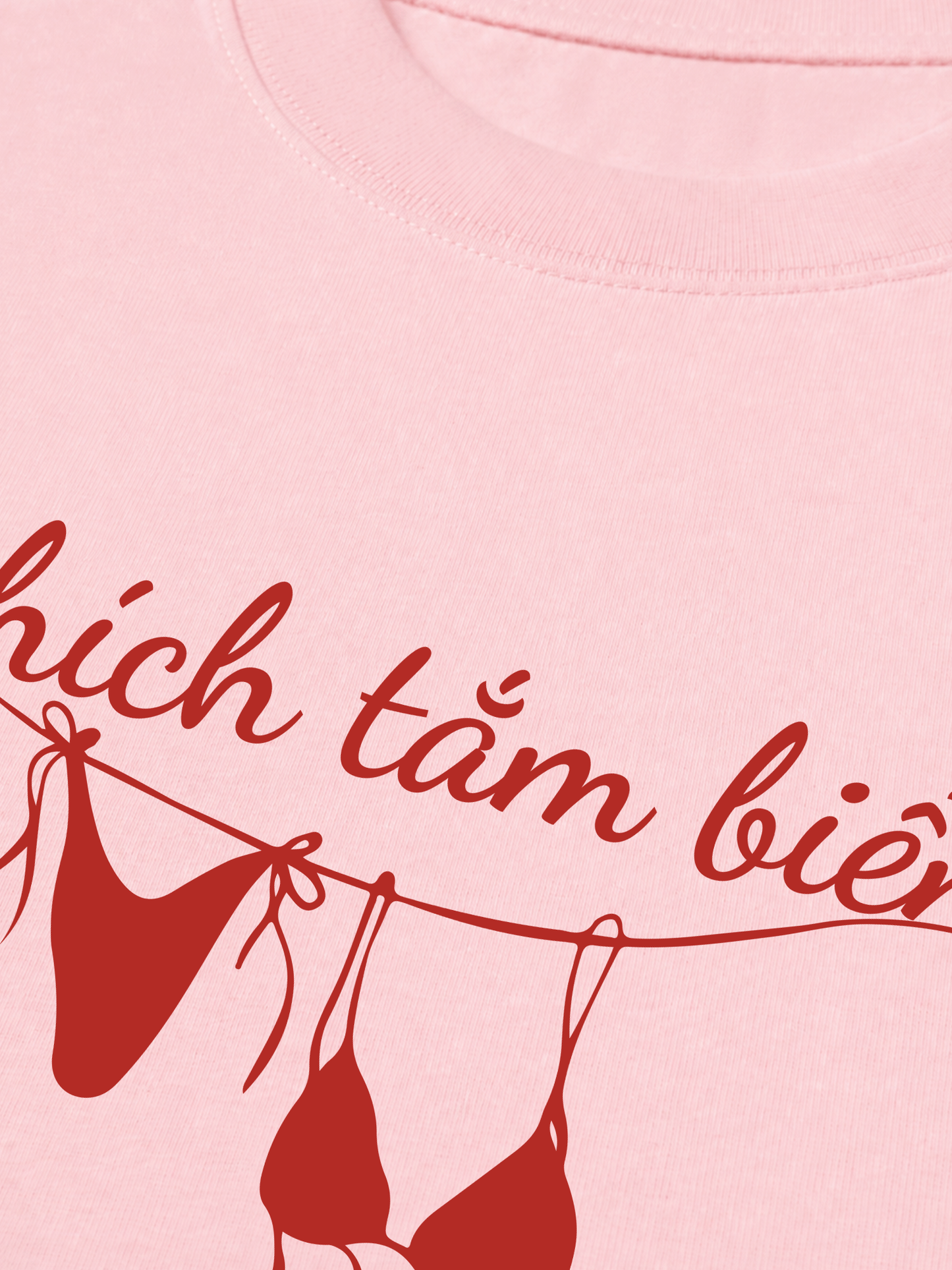 Áo Thun Relaxed Fit Thích Tắm Biển