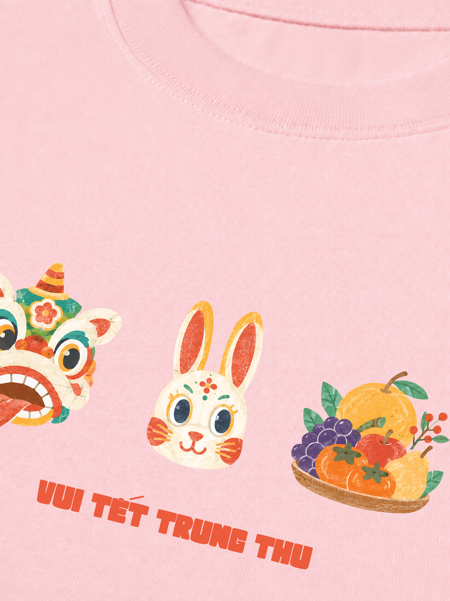 Áo Thun Relaxed Fit Vui Tết Trung Thu