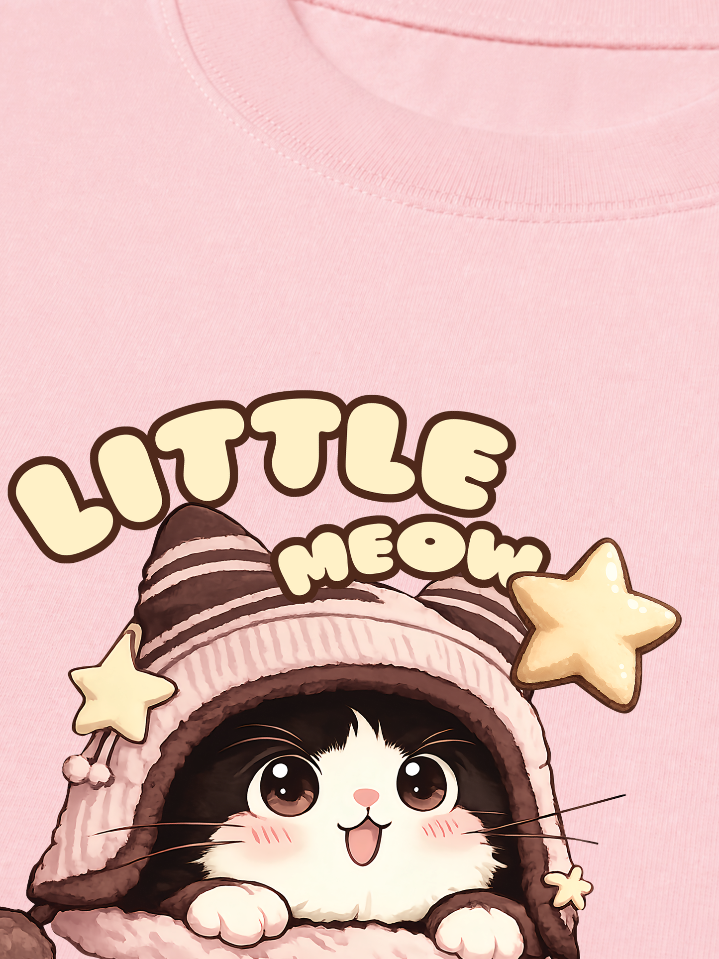 Áo Thun Relaxed Fit Little Meow