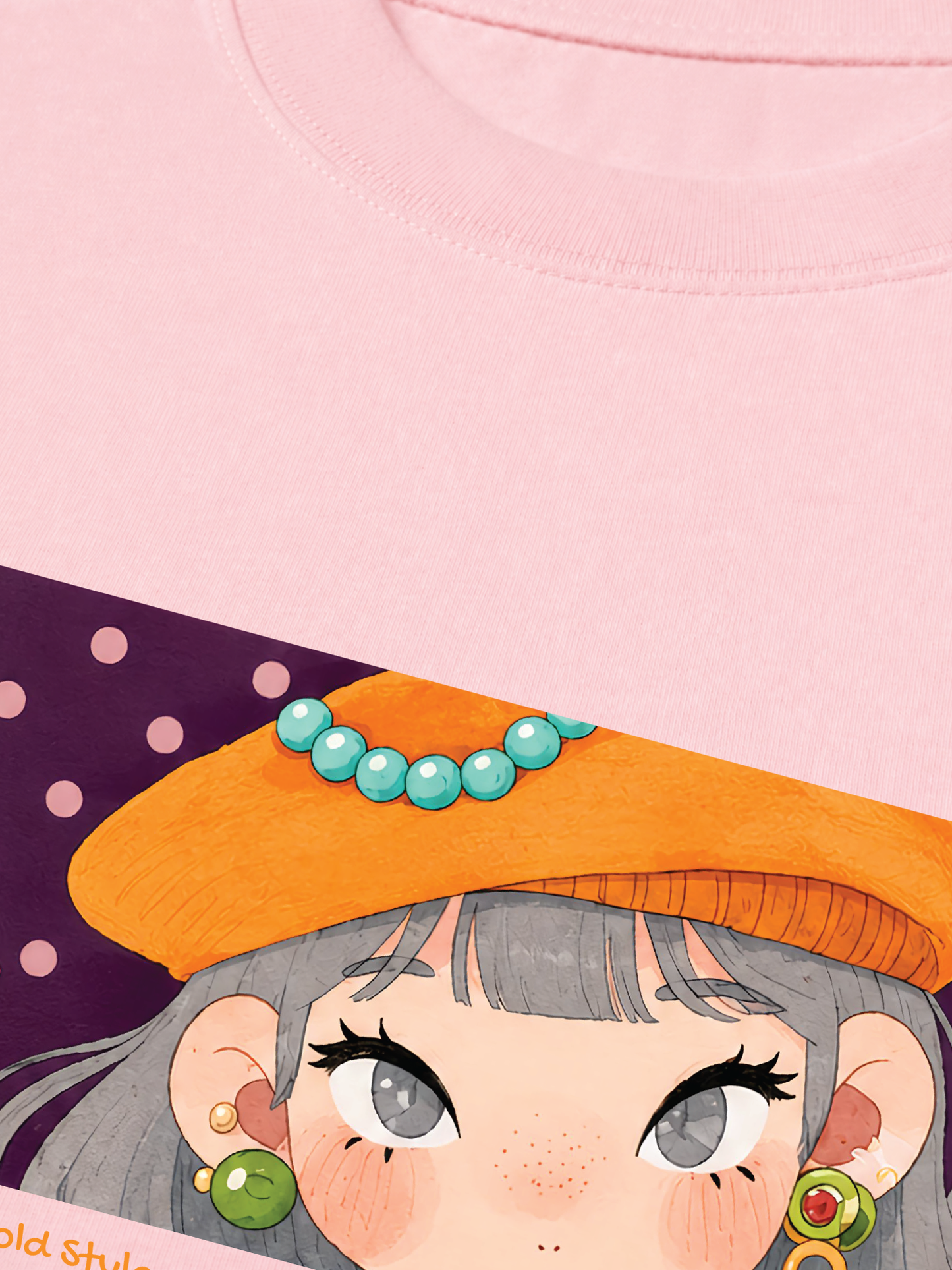 Áo Thun Relaxed Fit Orange Daydream Girl