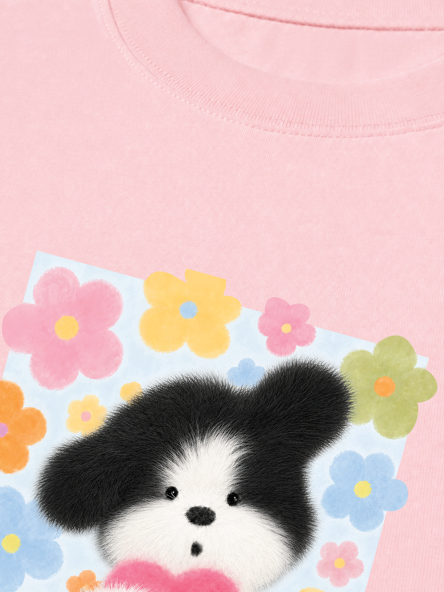 Áo Thun Relaxed Fit Flower Puppy