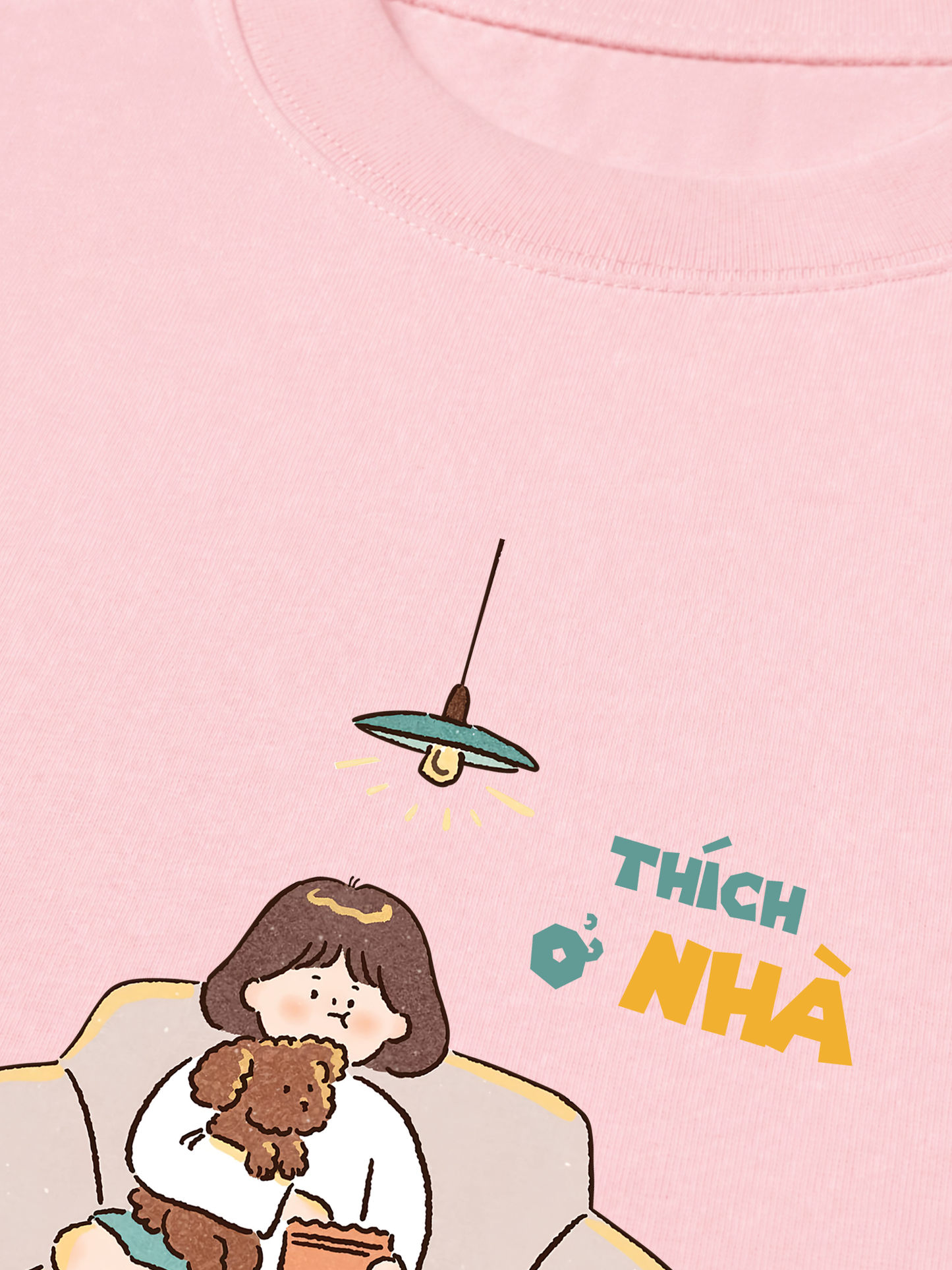 Áo Thun Relaxed Fit Thích Ở Nhà 2