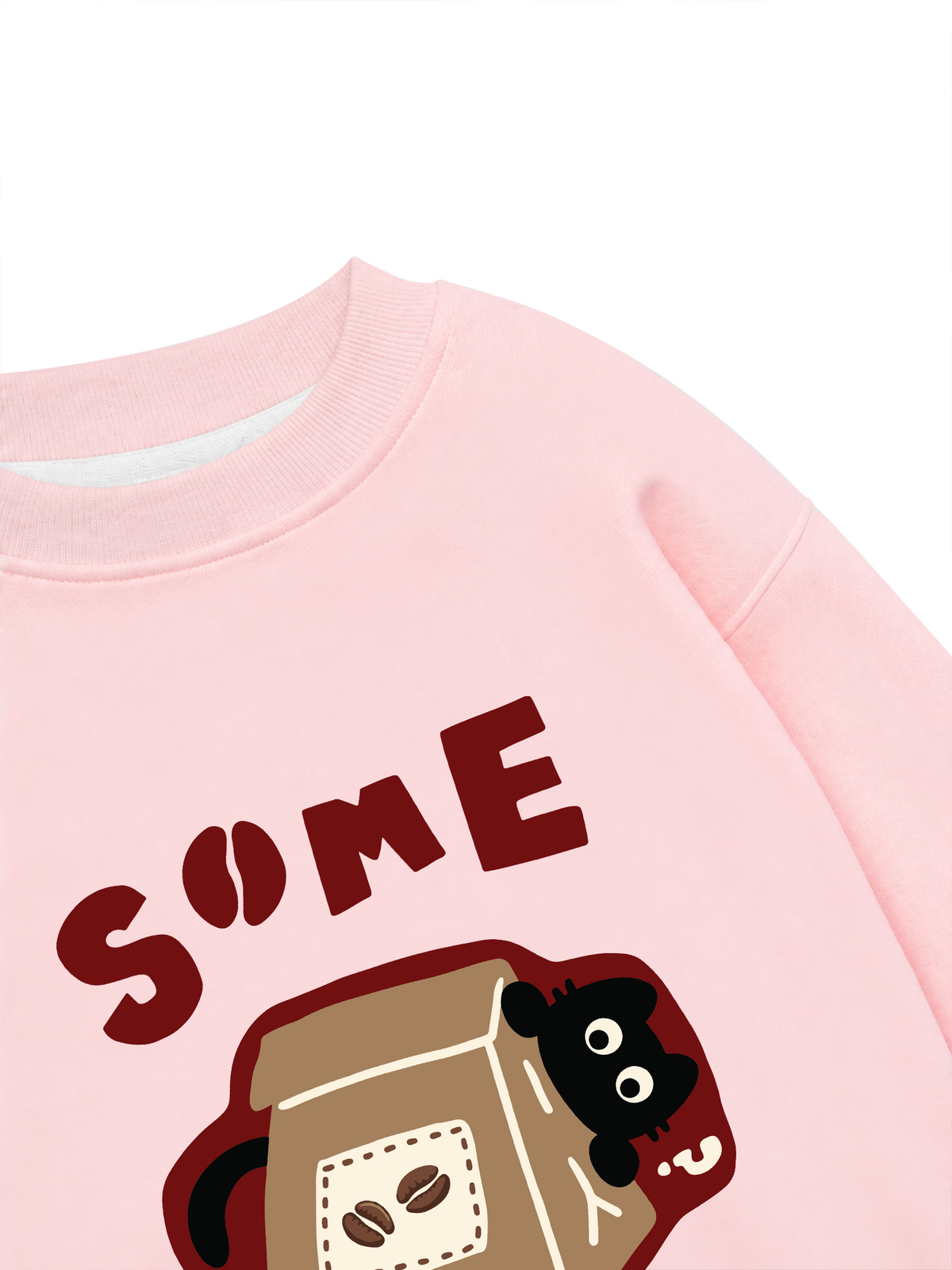 Áo Sweater Nỉ Hai Da Coffee Some Coffee Cute Cat