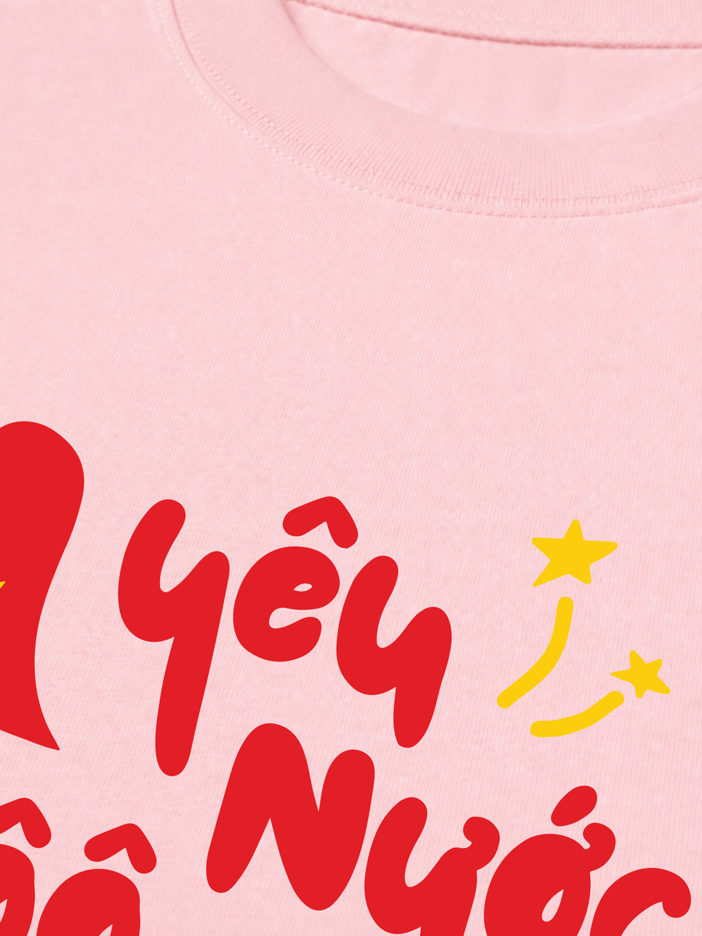 Áo Thun Relaxed Fit Yêu Nước Vô Cùng