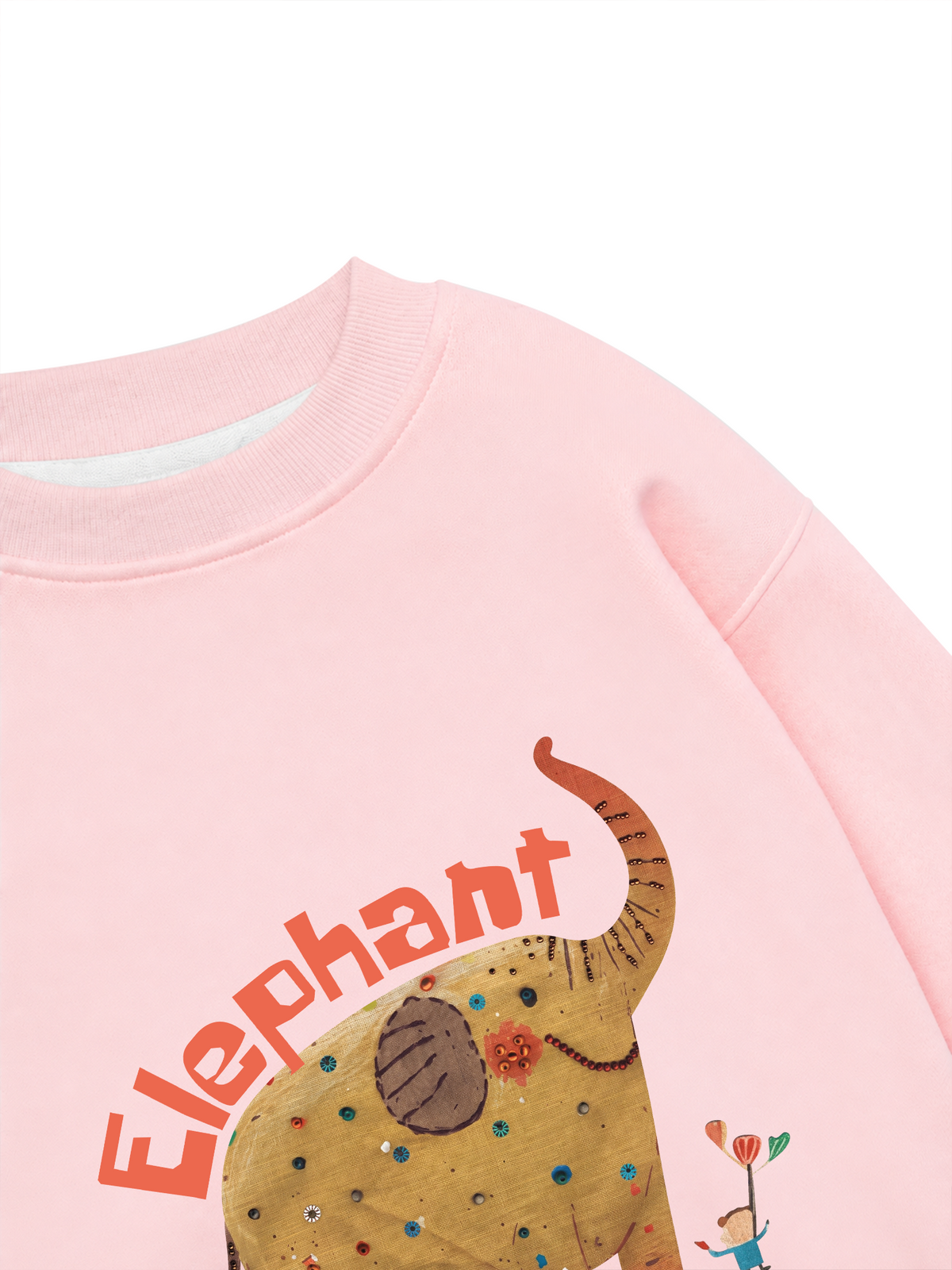 Áo Sweater Nỉ Hai Da Animal Elephant