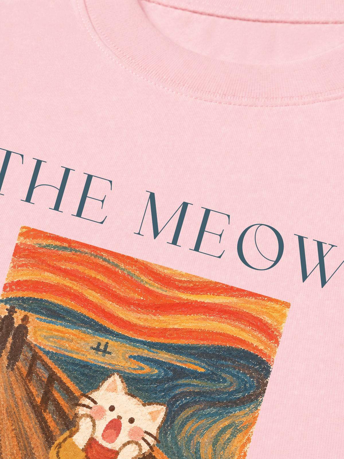 Áo Thun Relaxed Fit The Meow