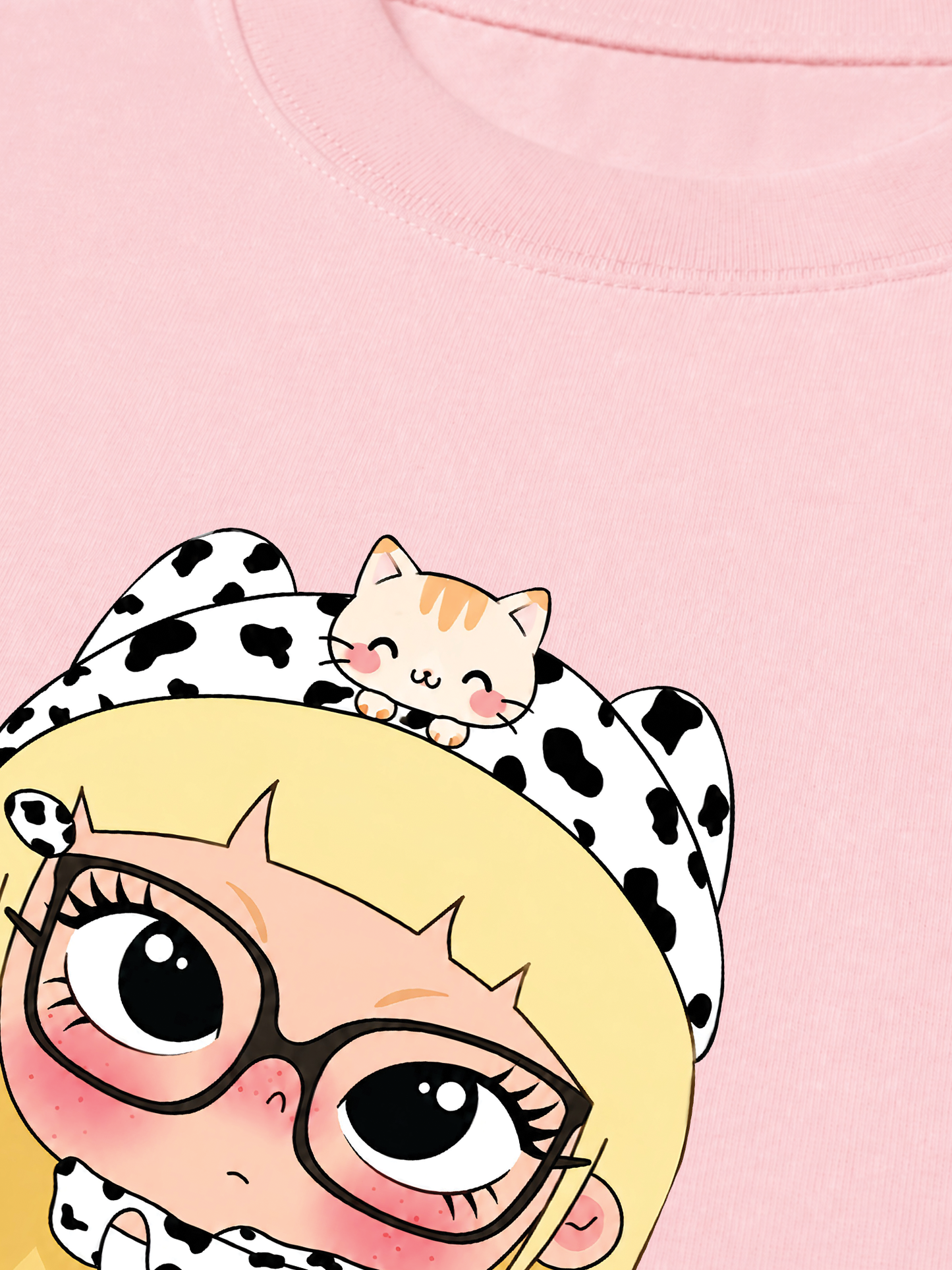 Áo Thun Relaxed Fit Cute Cow