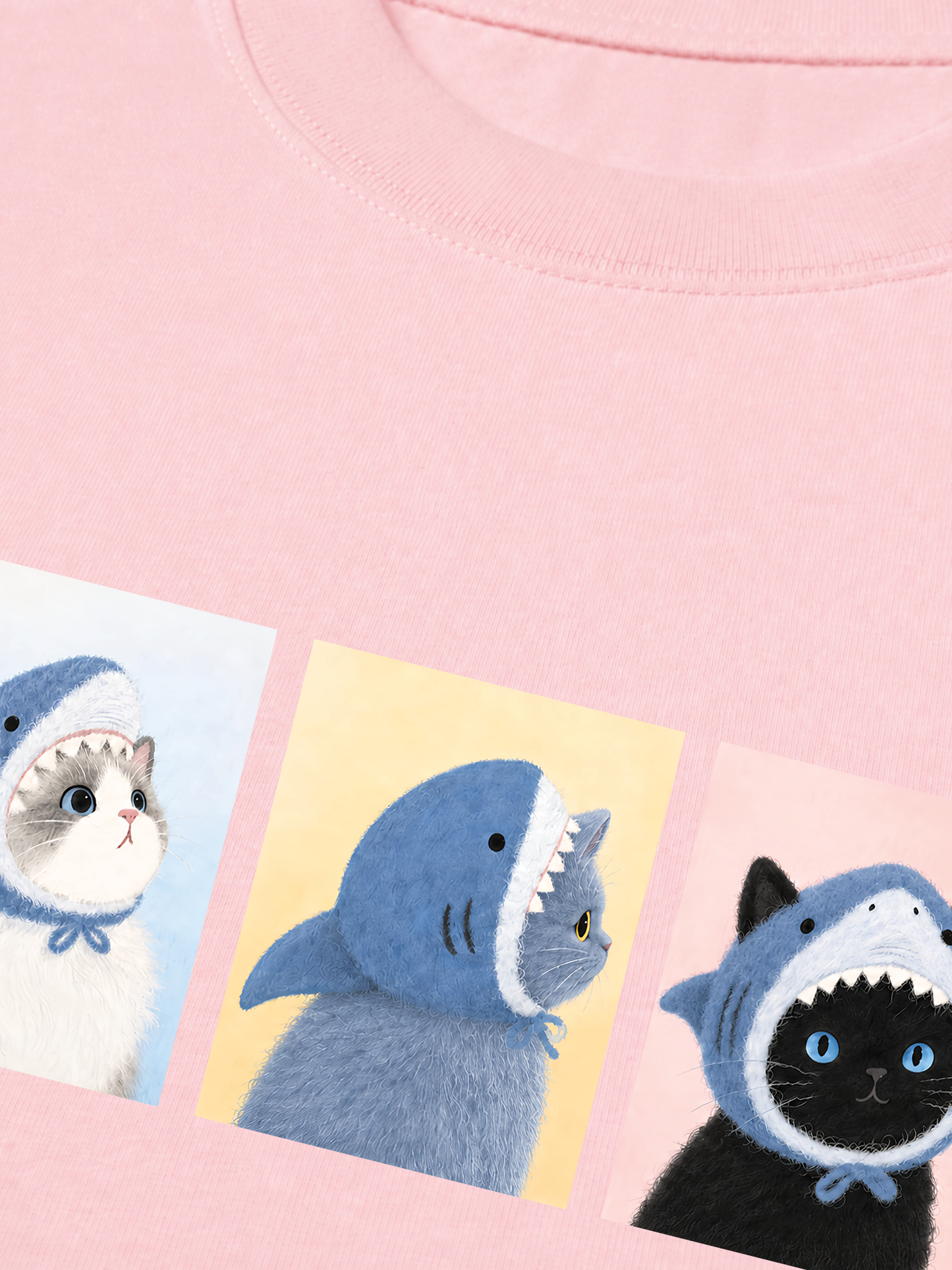 Áo Thun Relaxed Fit Shark Kitty