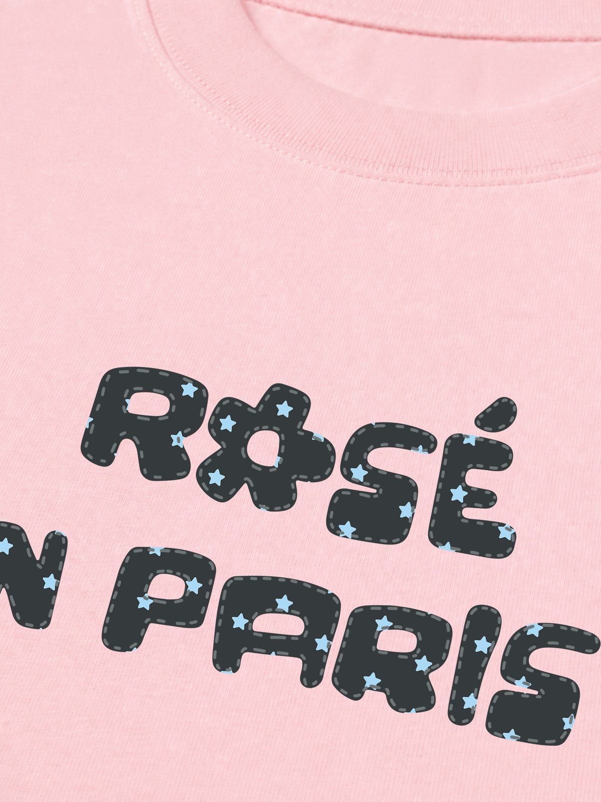 Áo Thun Relaxed Fit Rosé in Paris