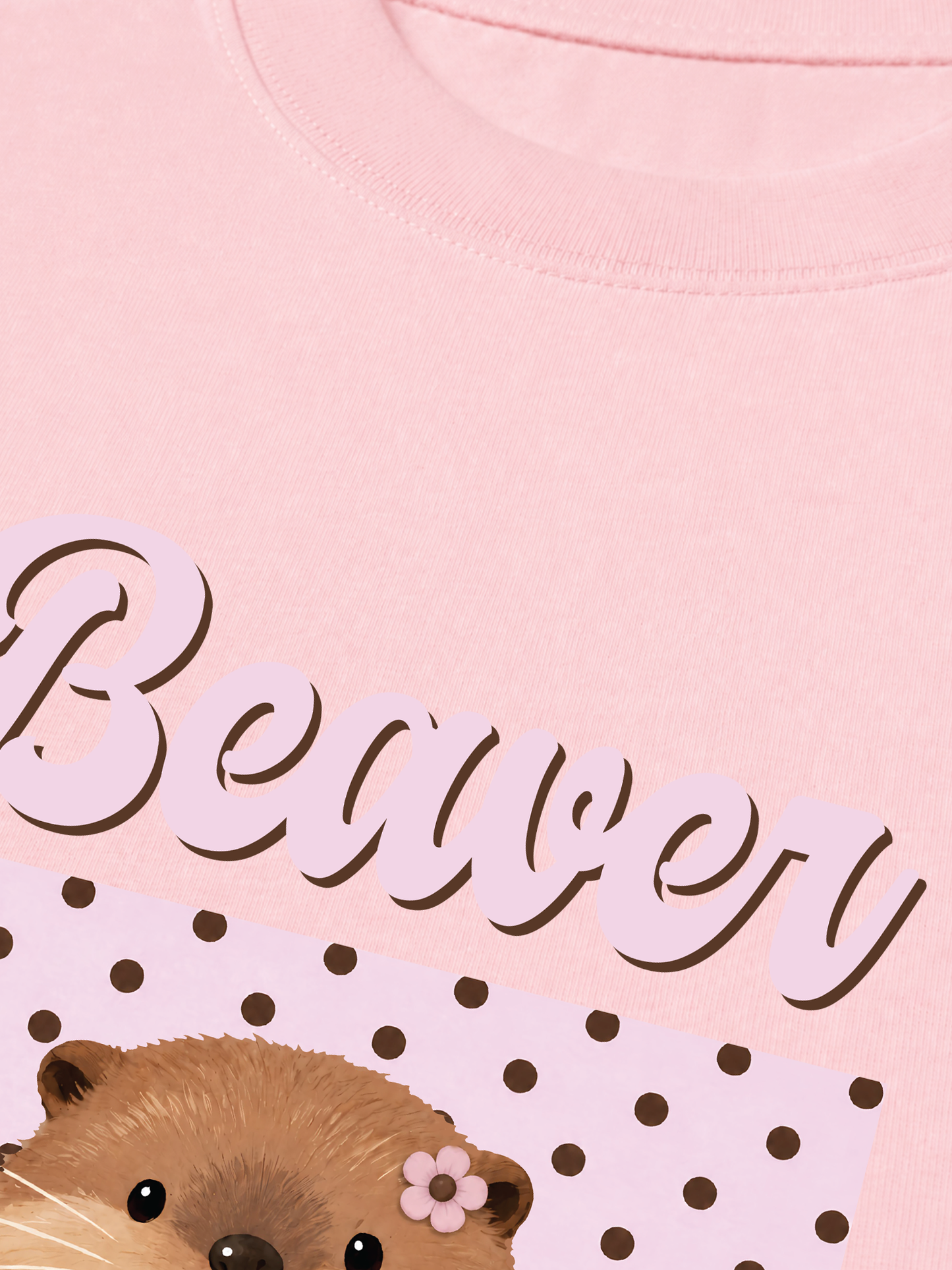 Áo Thun Relaxed Fit Animal Mood Sweet Beaver