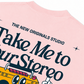 Áo Thun Relaxed Fit Take Me To Your Stereo