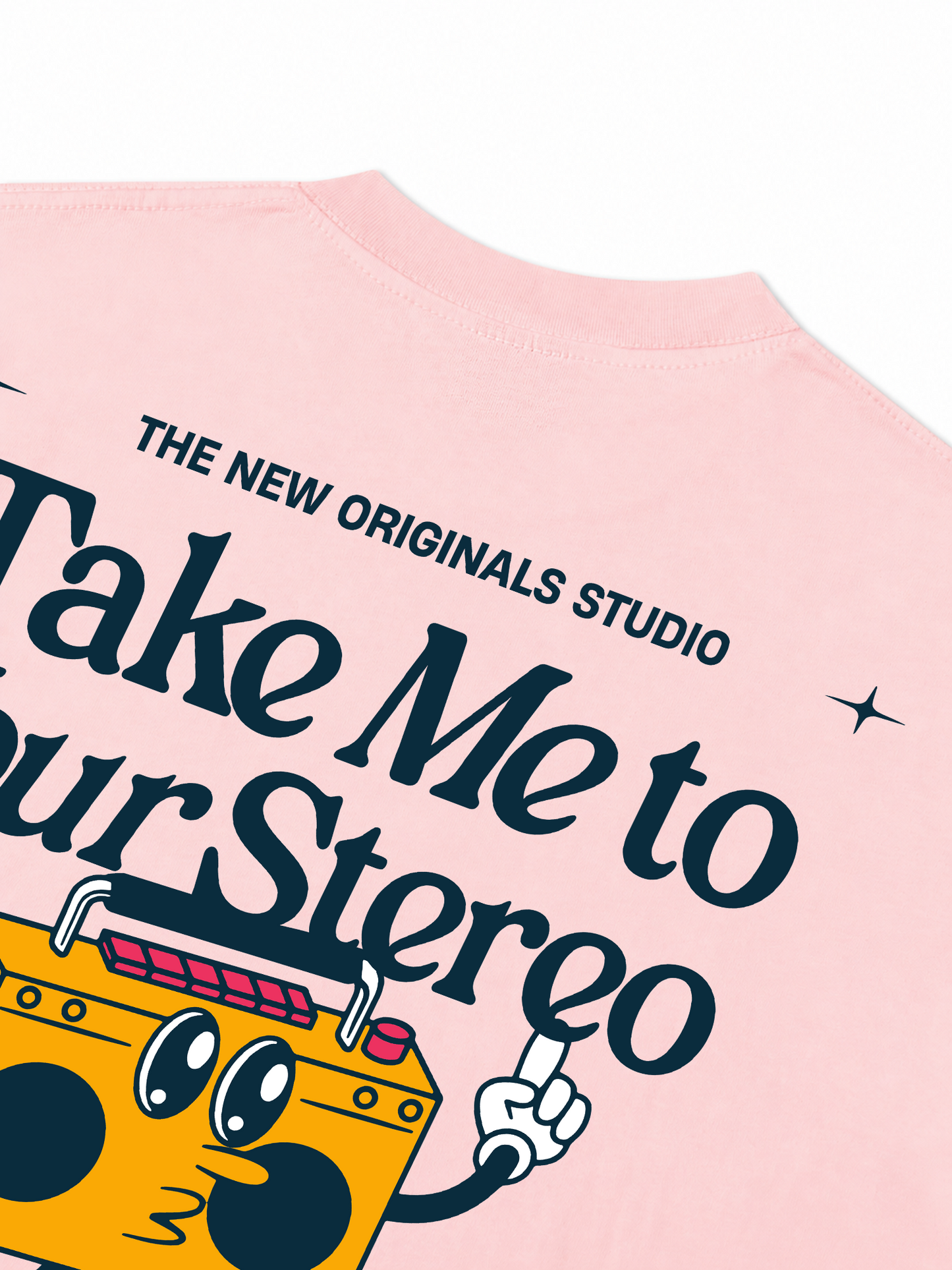 Áo Thun Relaxed Fit Take Me To Your Stereo
