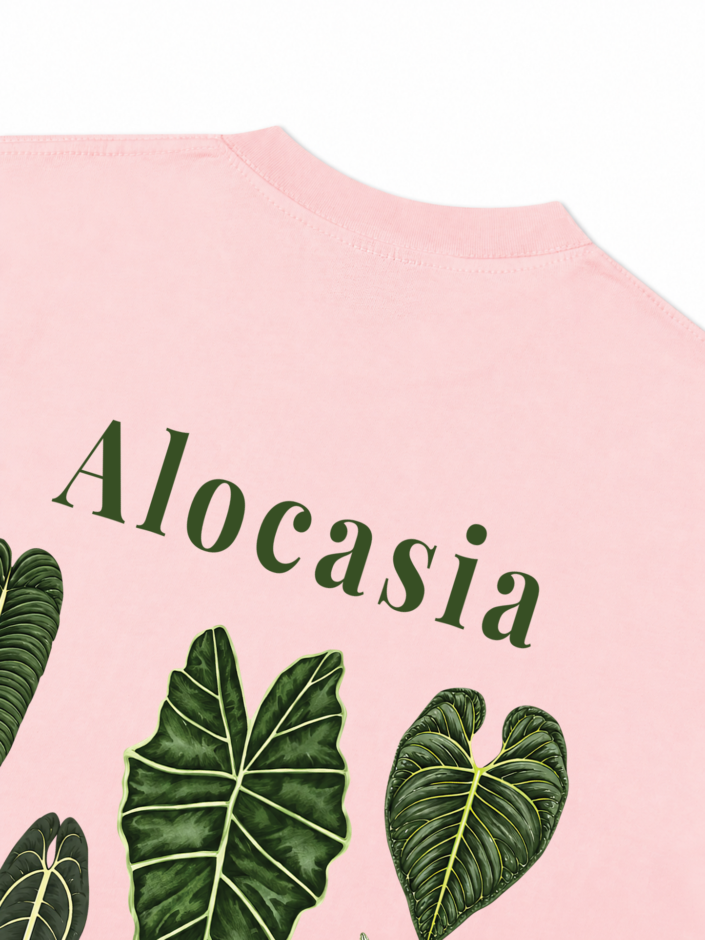 Áo Thun Relaxed Fit Tropical Alocasia Quote