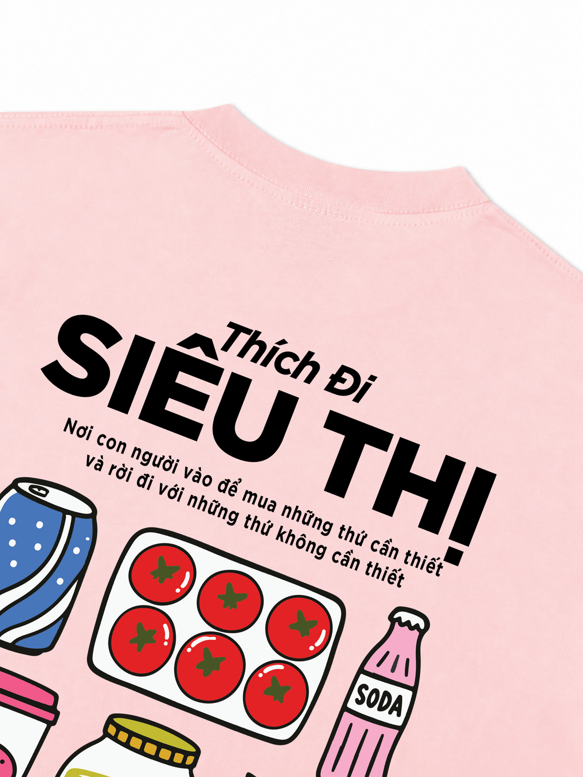 Áo Thun Relaxed Fit Thích Đi Siêu Thị