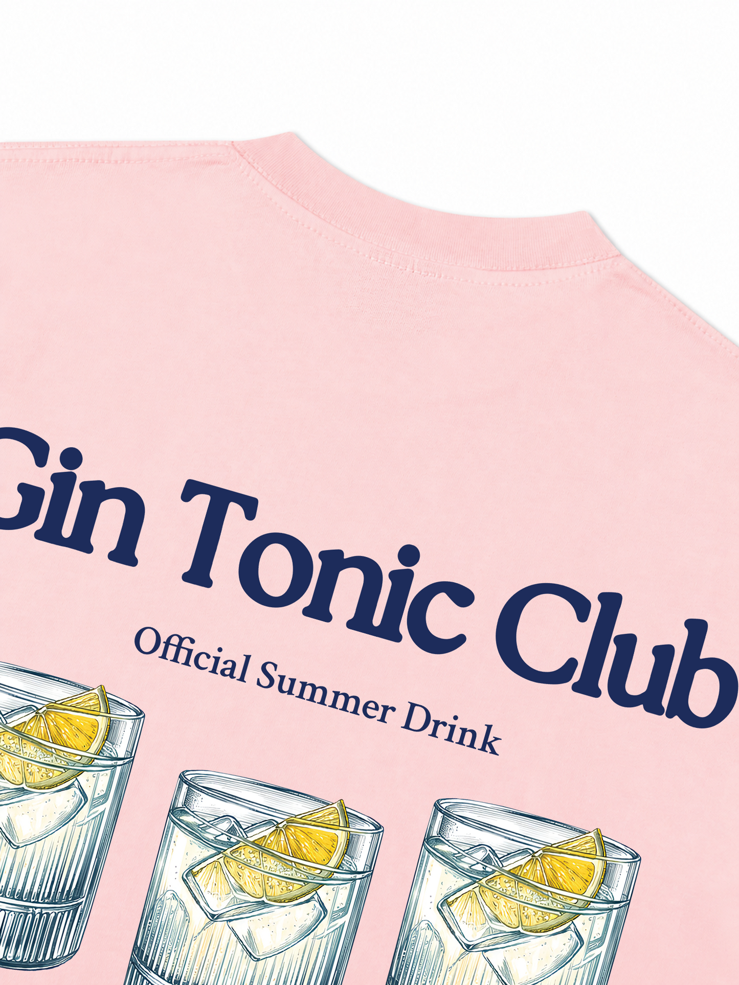 Áo Thun Relaxed Fit Gin Tonic Club