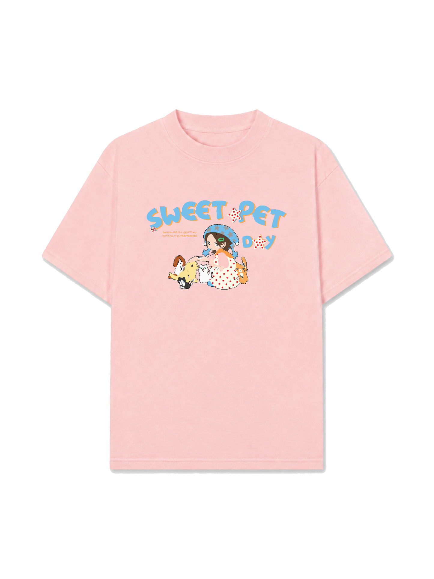 Áo Thun Relaxed Fit Sweet Pet Day
