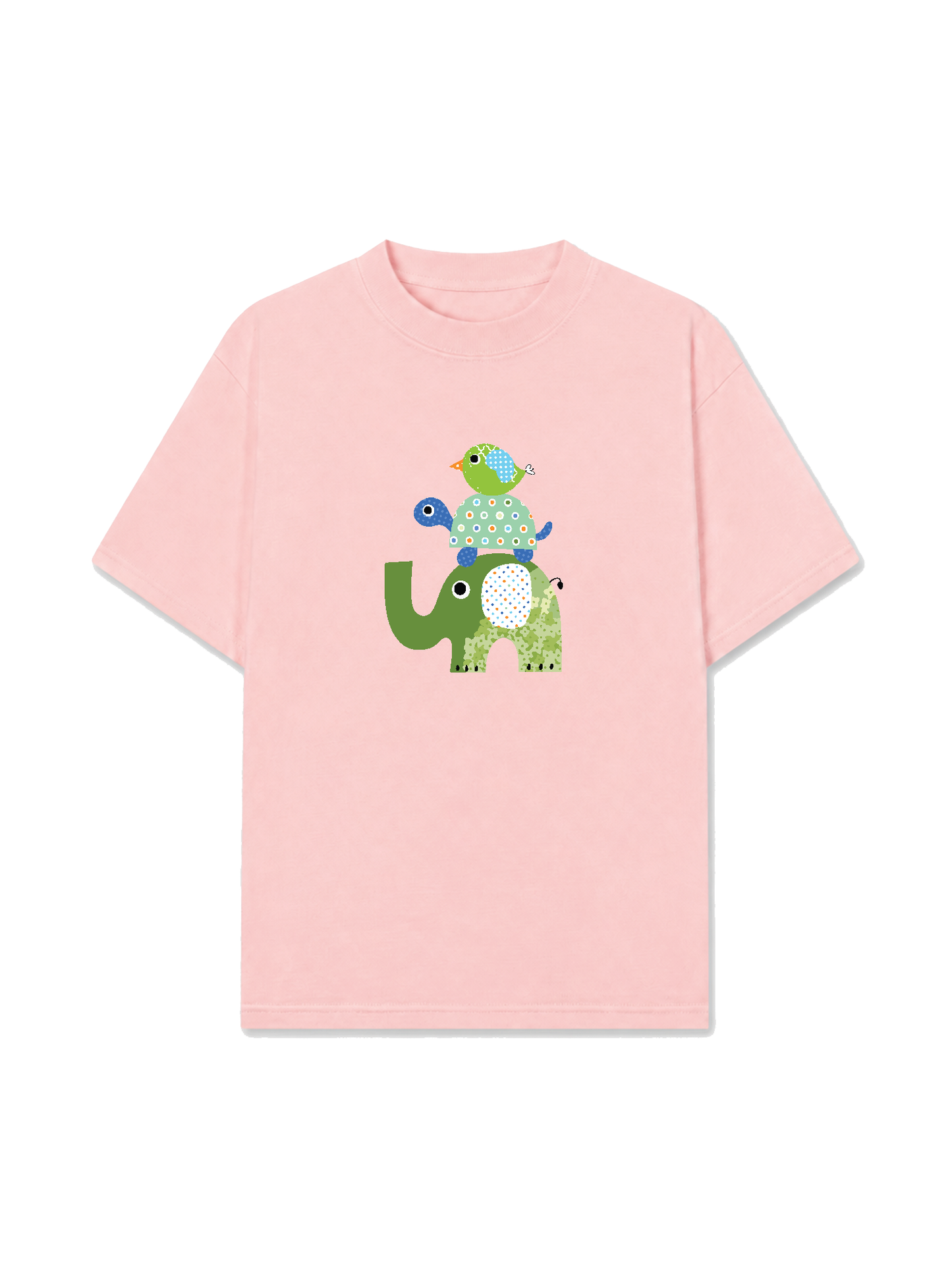Áo Thun Relaxed Fit Elephant Stack