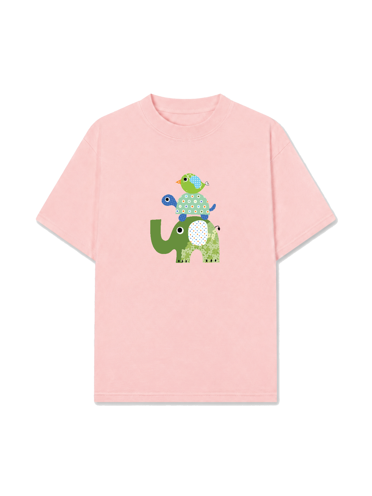 Áo Thun Relaxed Fit Elephant Stack