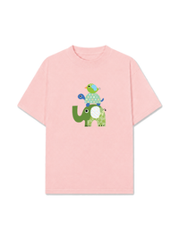 Áo Thun Relaxed Fit Elephant Stack