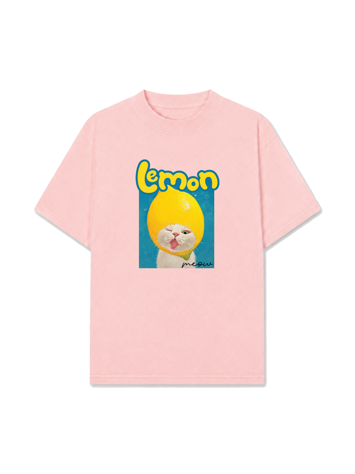 Áo Thun Relaxed Fit Lemon Meow